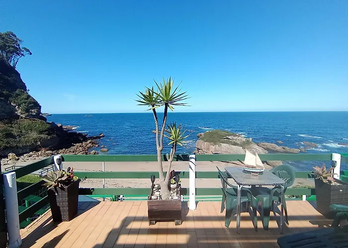 Pura Vida Estano - Terraza Privada Con Vistas Al Mar Y Acceso A La Playa Apartman Gijón