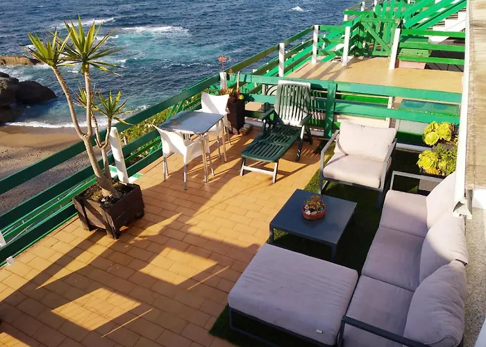 Pura Vida Estano - Terraza Privada Con Vistas Al Mar Y Acceso A La Playa Gijón